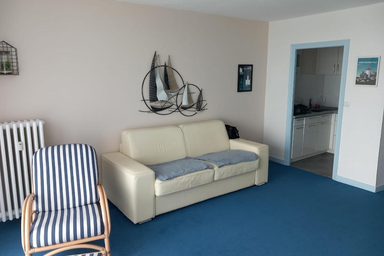 Grand Studio Vue Mer Dans Residence Des 3 Iles Pres De La Thalasso Quiberon Exterior foto